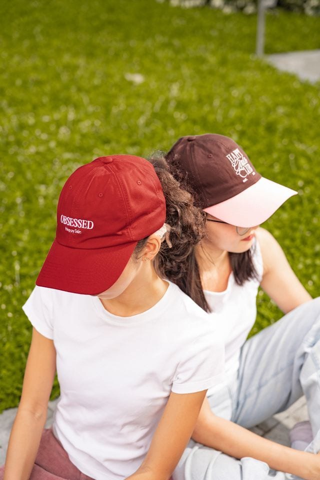 happy skin merch caps